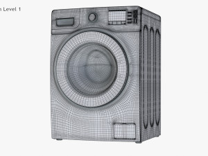 Ecobubble Washing Machine Samsung 3D 模型