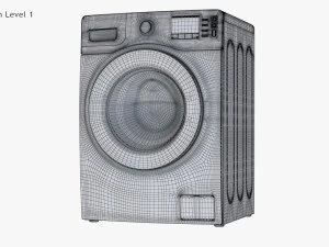 Ecobubble Washing Machine Samsung 3D Model