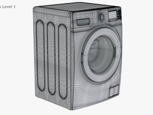 Ecobubble Washing Machine Samsung 3D 模型