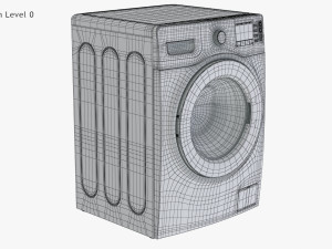 Ecobubble Washing Machine Samsung 3D 模型