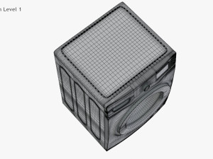 Ecobubble Washing Machine Samsung 3D 模型