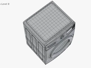 Ecobubble Washing Machine Samsung 3D Model