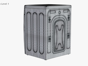 Ecobubble Washing Machine Samsung 3D 模型
