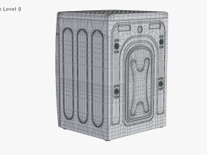 Ecobubble Washing Machine Samsung 3D 模型