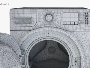 Ecobubble Washing Machine Samsung 3D 模型