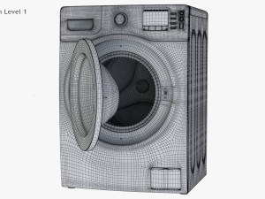 Ecobubble Washing Machine Samsung 3D 模型