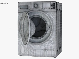 Ecobubble Washing Machine Samsung 3D Model