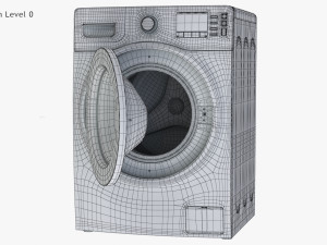 Ecobubble Washing Machine Samsung 3D 模型