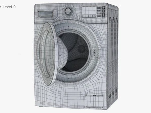 Ecobubble Washing Machine Samsung 3D Model