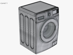 Ecobubble Washing Machine Samsung 3D 模型