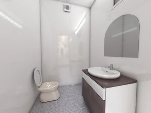 Trailer WC Portabel Model 3D