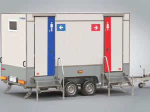Trailer WC Portabel Model 3D