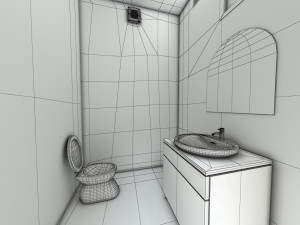 Portable WC Trailer Modelo 3D