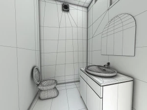 Trailer WC Portabel Model 3D