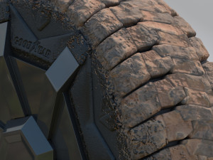 4 Seasons Cybertruck Wheels Model 3D