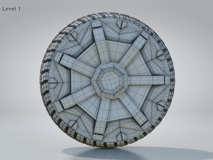4 Seasons Cybertruck Wheels Model 3D