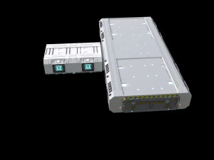Sci-fi Interior Spacecraft 3D Model