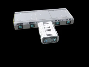 Sci-fi Interior Spacecraft 3D Model