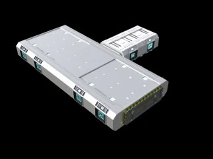 Sci-fi Interior Spacecraft 3D Model
