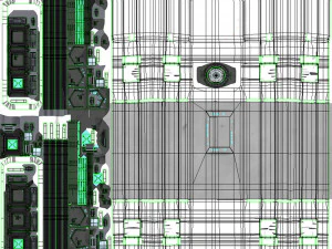 Sci-fi Interior Spacecraft 3D Model