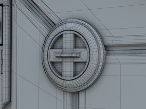 Animated Sci-fi Gate T1 Model 3D