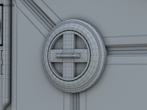 Animated Sci-fi Gate T1 Model 3D