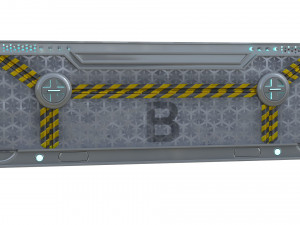 Sci-fi Gate B Modelo 3D