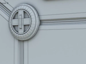 Sci-fi Gate B 3D Model