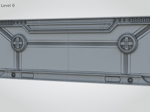 Sci-fi Gate B Modelo 3D