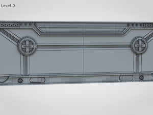 Sci-fi Gate B Modelo 3D