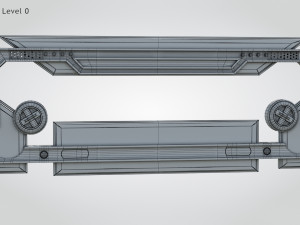 Sci-fi Gate B Modelo 3D