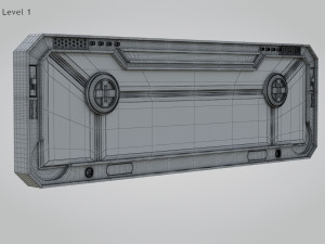 Sci-fi Gate B Modelo 3D