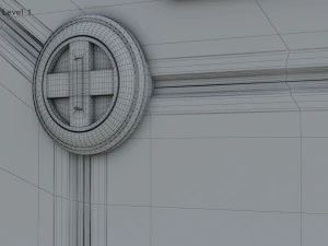 Sci-fi Gate B 3D Model