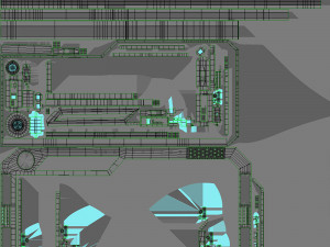 Sci-fi Window 3D मॉडल