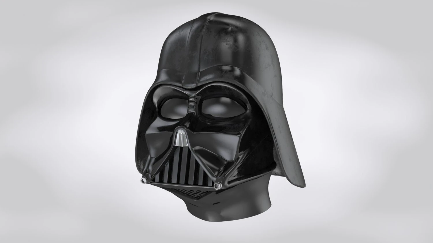 Darth Vader Helmet 3D Model .c4d .max .obj .3ds .fbx .stl .blend