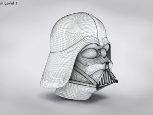 Darth Vader Helmet 3D Model