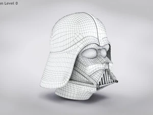 Darth Vader Helmet 3D Model