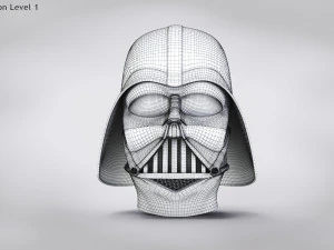 Darth Vader Helmet 3D Model