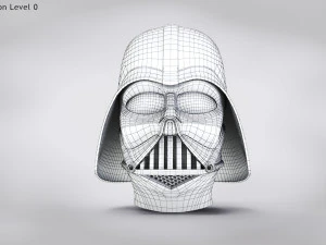 Darth Vader Helmet 3D Model