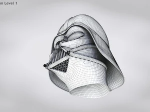 Darth Vader Helmet 3D Model