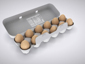 Pulp Eggs Container Modelo 3D