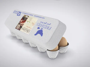 Pulp Eggs Container 3D Model