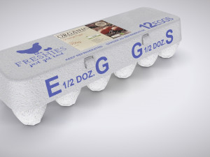 Pulp Eggs Container 3D Модель