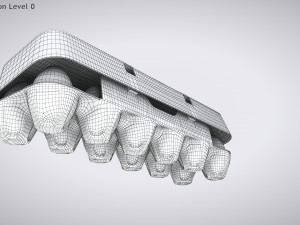 Pulp Eggs Container 3D Модель