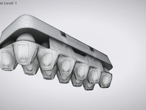 Pulp Eggs Container 3D Model