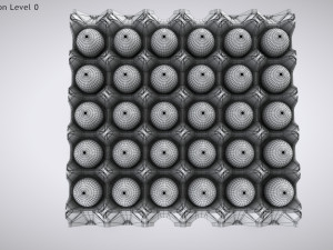 Pulp Egg Tray 30 Egges Modèle 3D