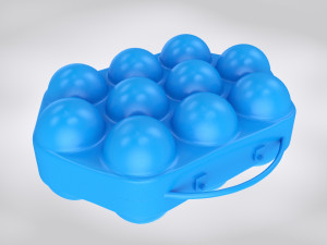 Plastic Eggs Holder 3D 模型