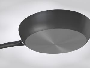 Pan and Fried Egg 3D Model