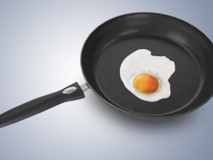 Pan and Fried Egg 3D Model