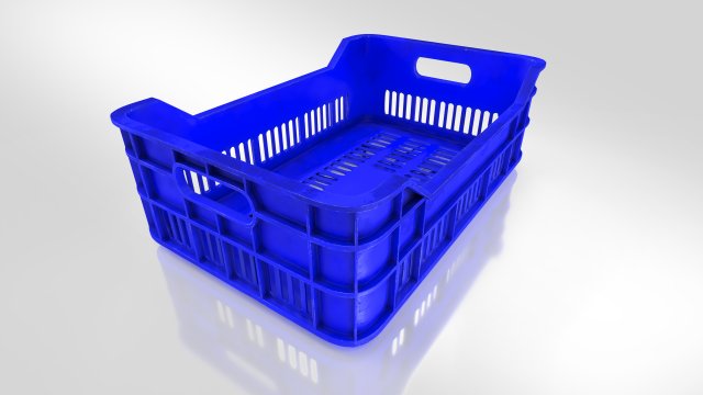 Plastic Crate T1 3Dモデル .c4d .max .obj .3ds .fbx .stl .blend 